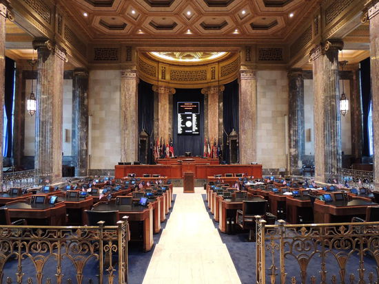 Hier tagt das Parlament von Louisiana...