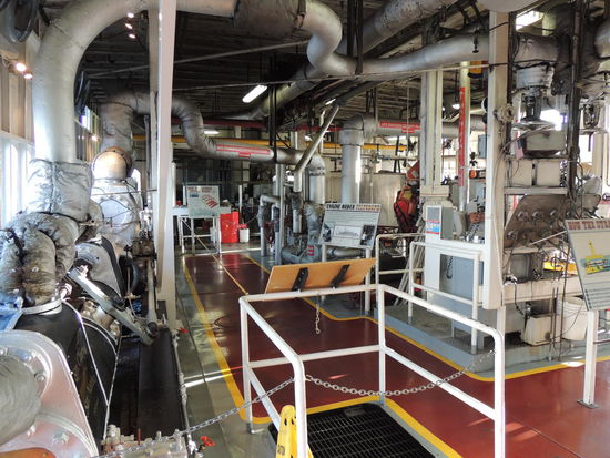 Im Inneren macht sie viel Dampf.