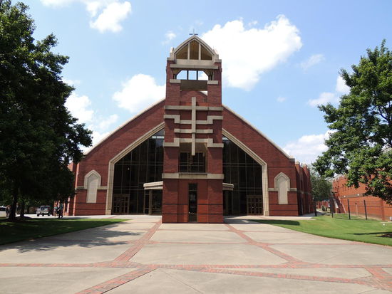 In dieser Kirch predigte er.