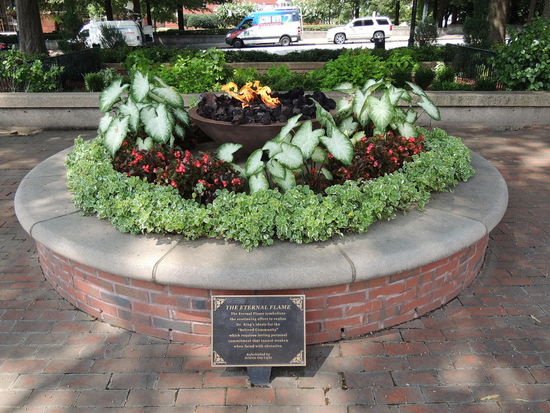 Memorial- hier läuft die Rede "I have a dream"