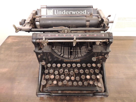 die berühmte Schreibmaschine