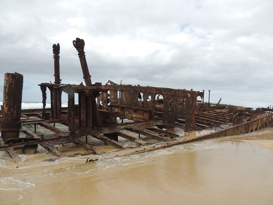 ein Zyklon war Schuld