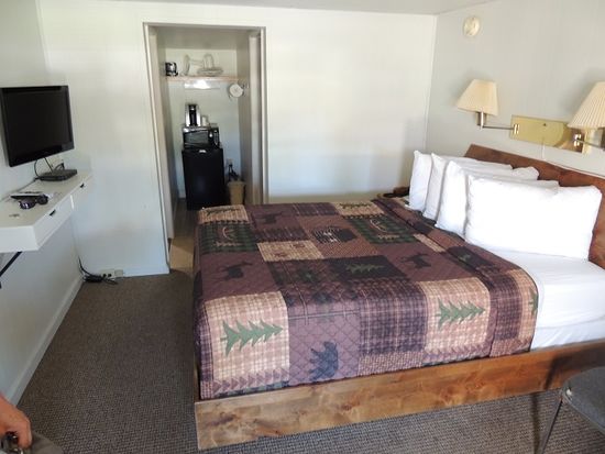 In diesem Zimmer gab es sogar zwei Schlafräume.