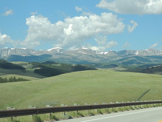 Bighorn Mountains im Schnee