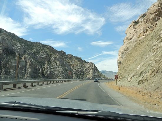auf dem Weg zum Yellowstone Park