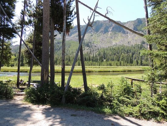 Blick aus dem Fenster während des Staus