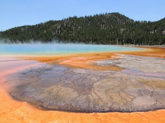 Grand Prismatic Spring im Midway Basin
