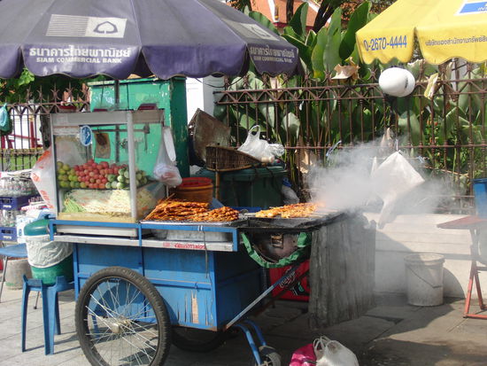 typisch thailändische Garküche