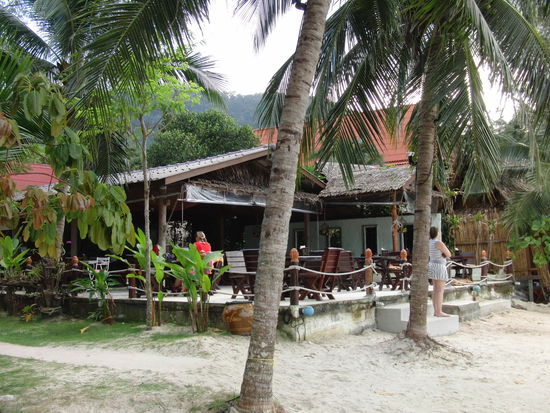 Das tolle Resortrestaurant am Strand