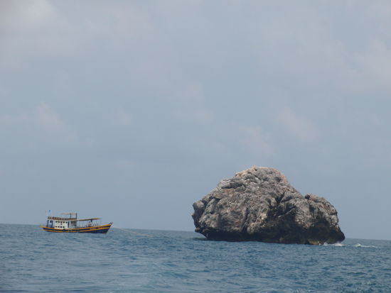 Der "Sailrock", um den wir tauchen.