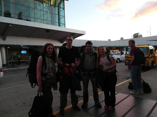 Erste Minuten auf costaricanischem Boden