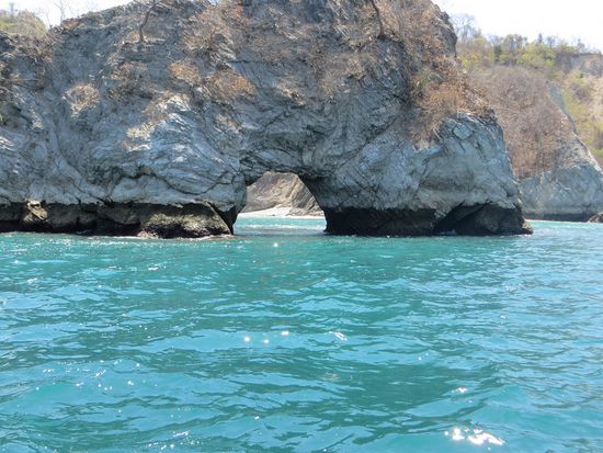 Der Rainbow Rock - hier tauchen wir ab