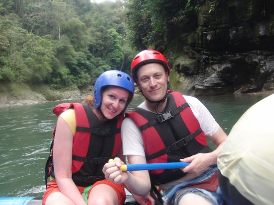 zunächst eine schöne Raftingtour...