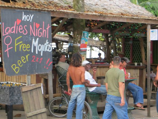 typisches Bild in Puerto Viejo...