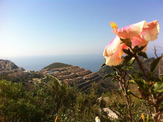 Unsere Aussicht von der Sonnenterrasse