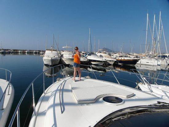 Evi in ihrem Element