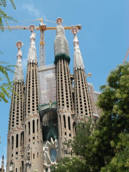 noch lange nicht fertig und daher immer im Bau