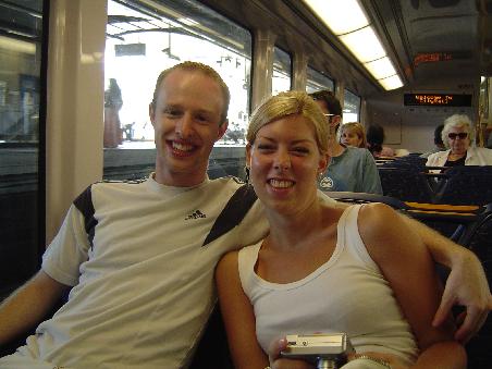 Auf dem Weg zum Olympic-Park.