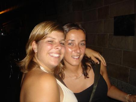 Kristel (links) und das Geburtstagskind 'Simona' (rechts)