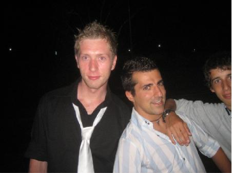 Anders, Donato und 1/2 David in der Scubar...