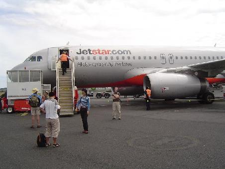 Welcome in Hobart - endlich raus aus dem Flieger...