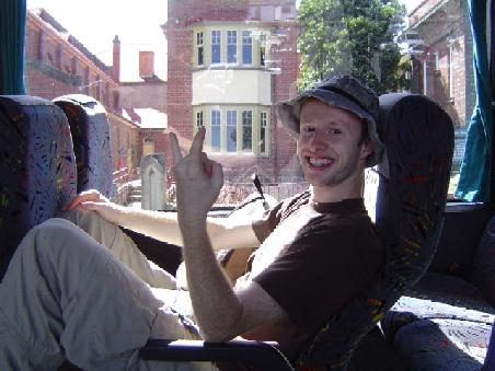 Im Bus zum Lake St. Clair, Tschaka...