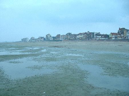Der endlose Ebbestrand von Le Treport