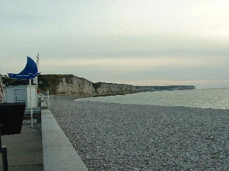 Der Kieselstrand in Fecamp