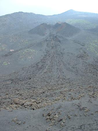 Landschaft aus erstarrter Lava