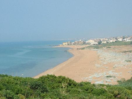Blick auf den Strand bei Selinunte