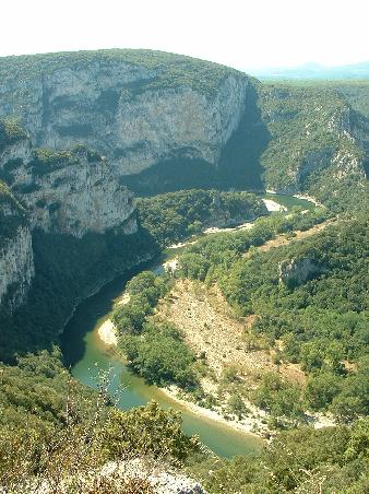 Blick auf die Ardeche