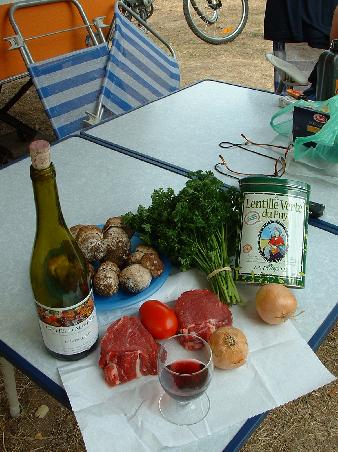 Unser Abendessen