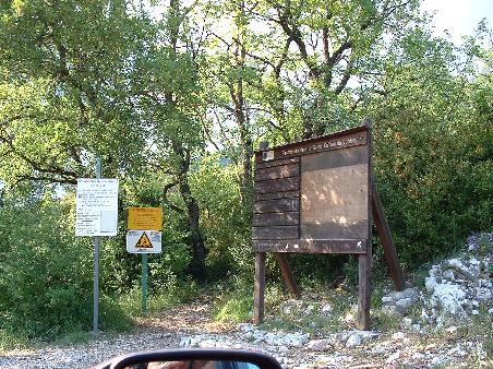 Hier beginnt unsere Tour mit dem Abstieg in den Canyon