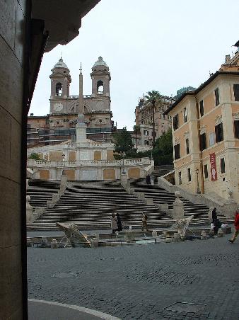 Die Spanische Treppe am Morgen