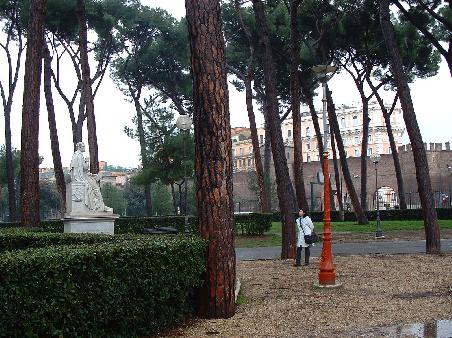 Im Park bei der Villa Borghese