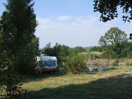Unser idyllisches Plätzchen an der Ceze