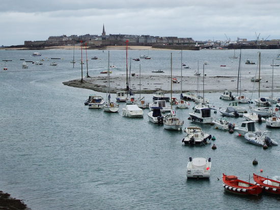 Blick von Dinard nach St. Malo