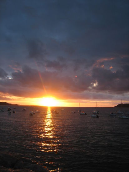 Sonnentergang - welche Farben!