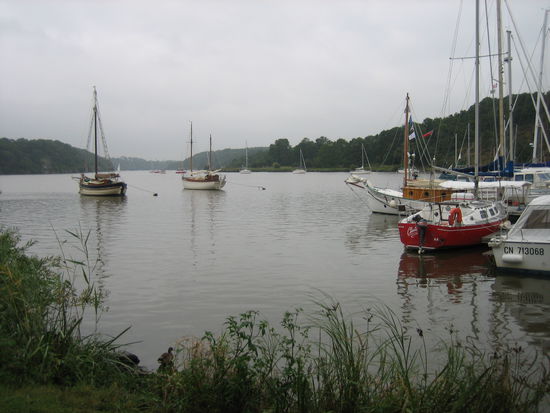 Schiffe auf der Vilaine