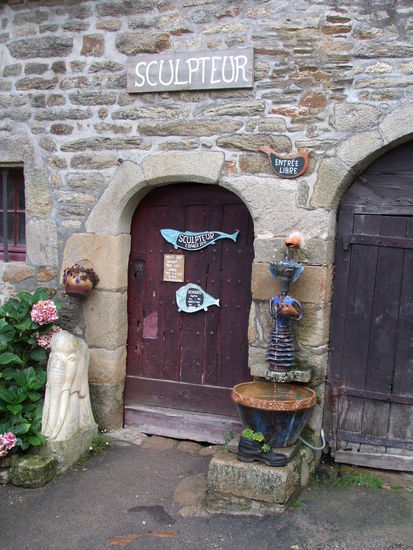 Im Künstlerviertel von La Roche Bernard