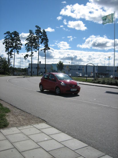 Am Flughafen Skavsta