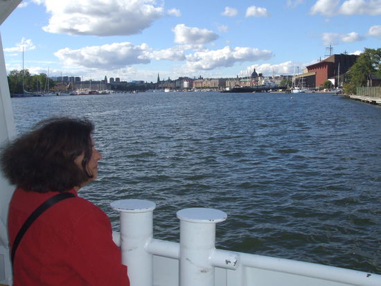 Rückweg auf dem Wasser