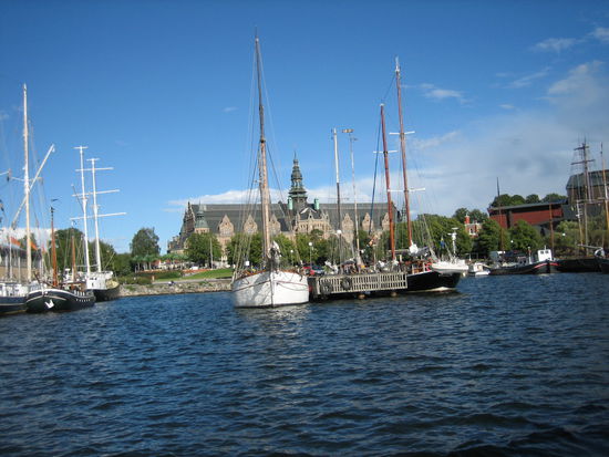 Stockholm vom Wasser aus gesehen