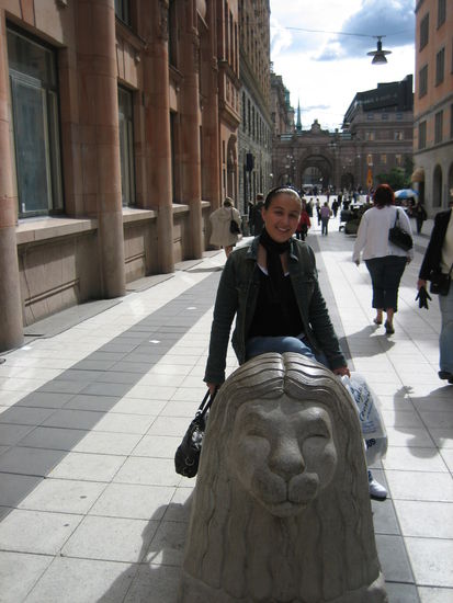 Auf der Shoppingmeile