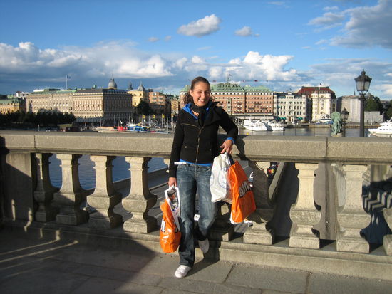 Nach dem Einkaufsbummel