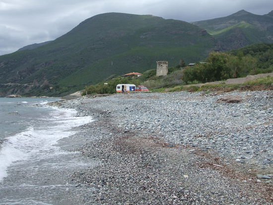 Fast allein auf dem Campingplatz