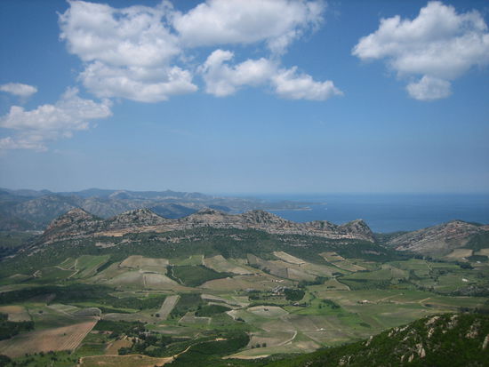 Weiter Blick zur Bucht von Saint- Florent