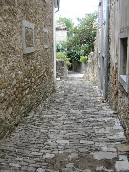 Stilles Gässchen in Motovun