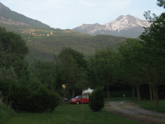 Unser Platz in Embrun