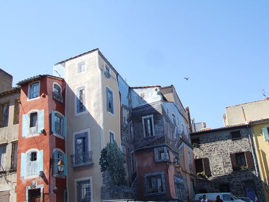 Häuserzeile in Agde